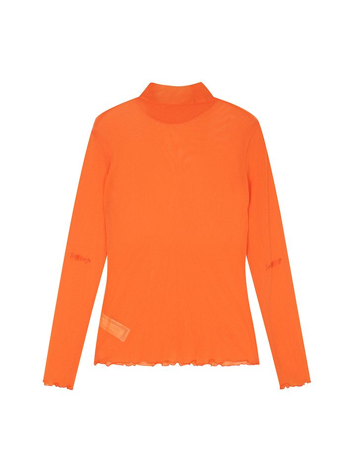 BB MESH UV CUT WOMEN BASE LAYER_ORANGE