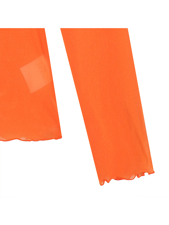BB MESH UV CUT WOMEN BASE LAYER_ORANGE