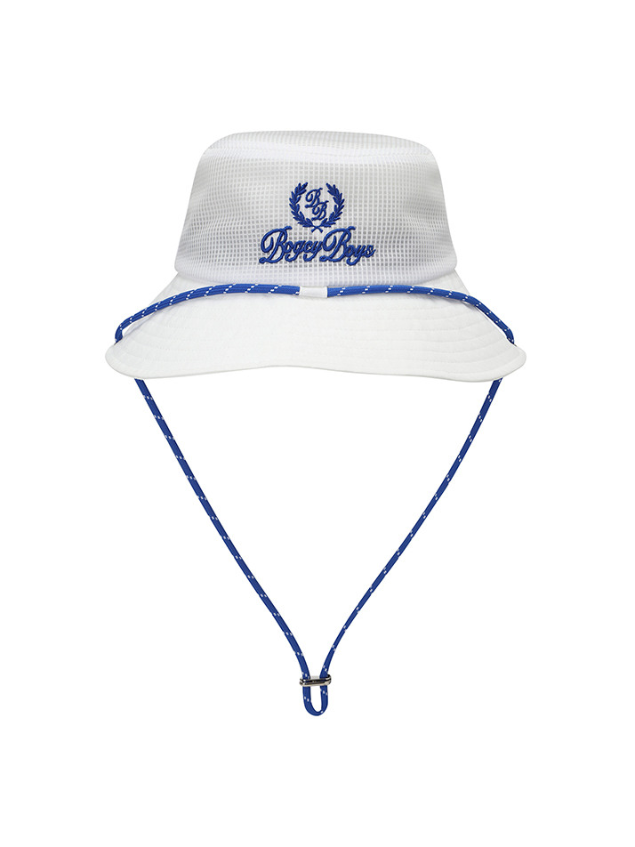 BB VICTOR ROPE UNISEX BUCKET HAT_WHITE