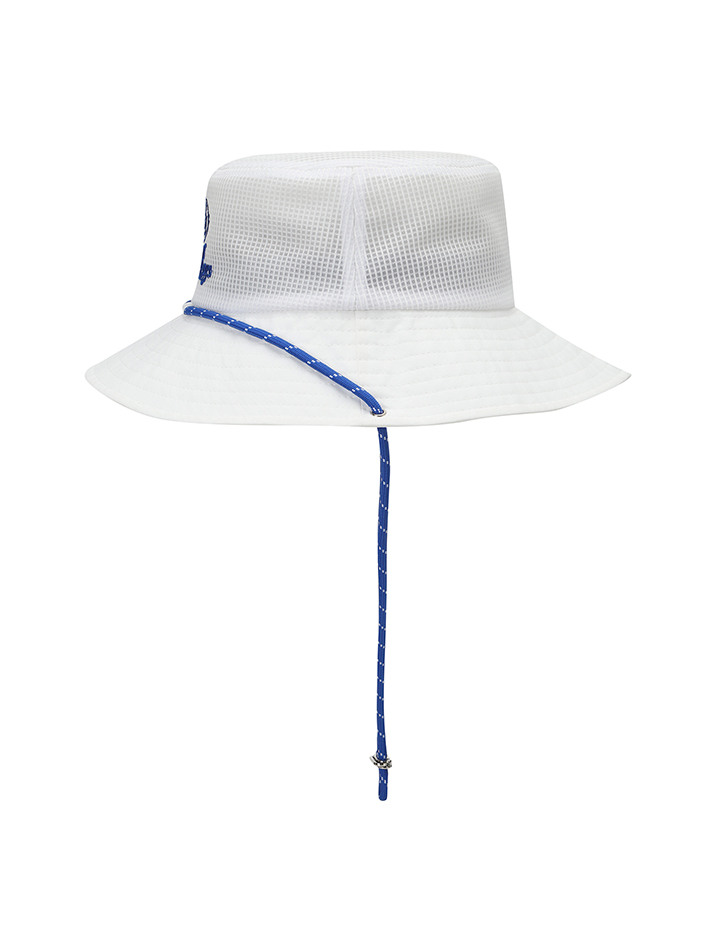 BB VICTOR ROPE UNISEX BUCKET HAT_WHITE