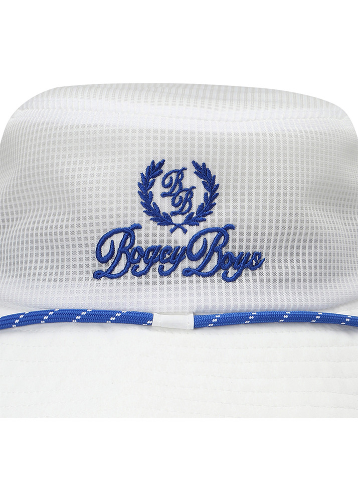 BB VICTOR ROPE UNISEX BUCKET HAT_WHITE