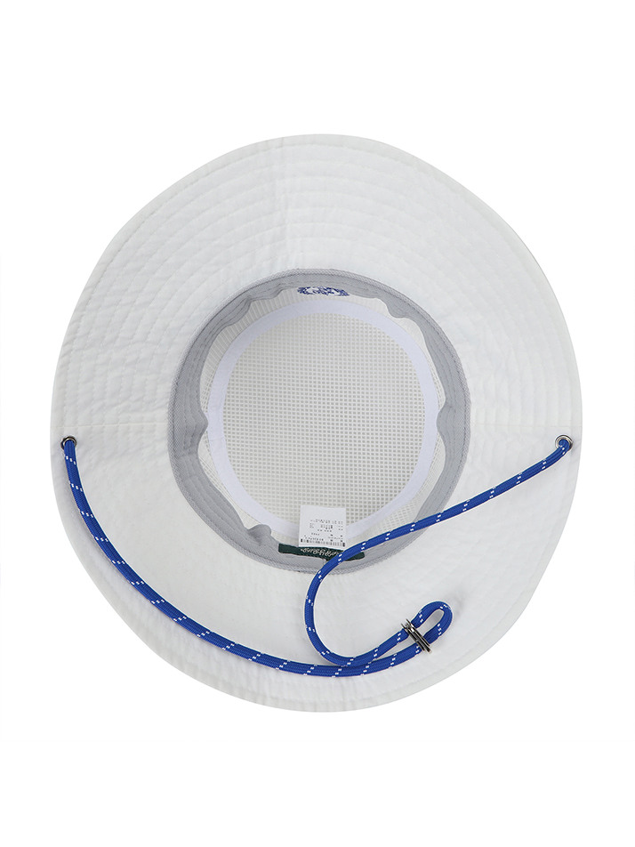 BB VICTOR ROPE UNISEX BUCKET HAT_WHITE