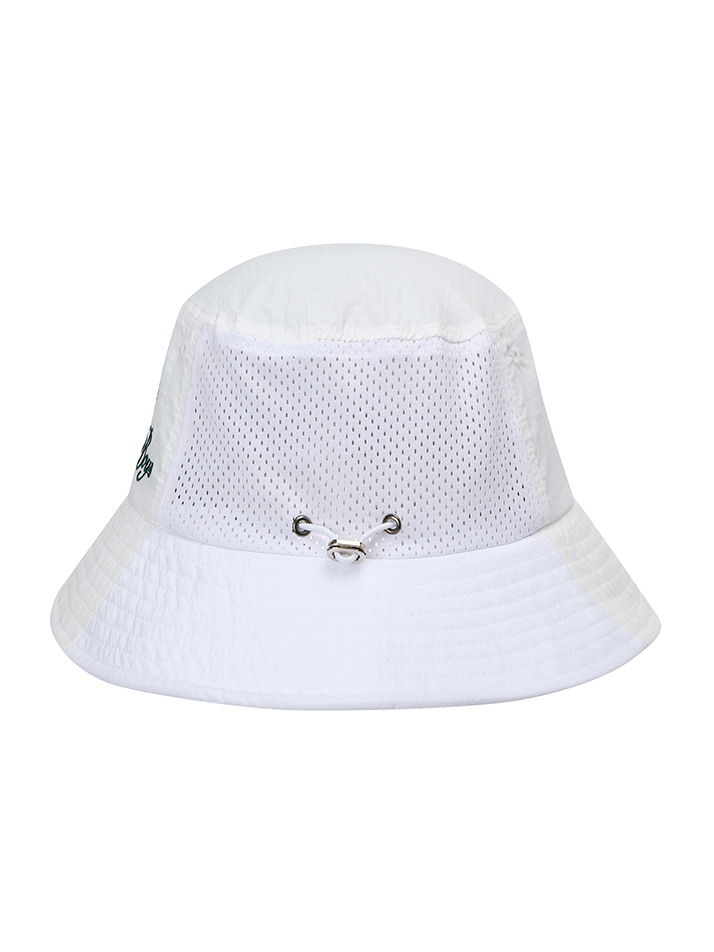 BB VENTILATION UNISEX BUCKET HAT_WHITE