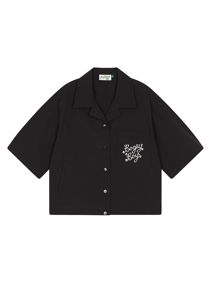 BB OVER FIT WOMEN OPEN SHIRTS JACKET_BLACK