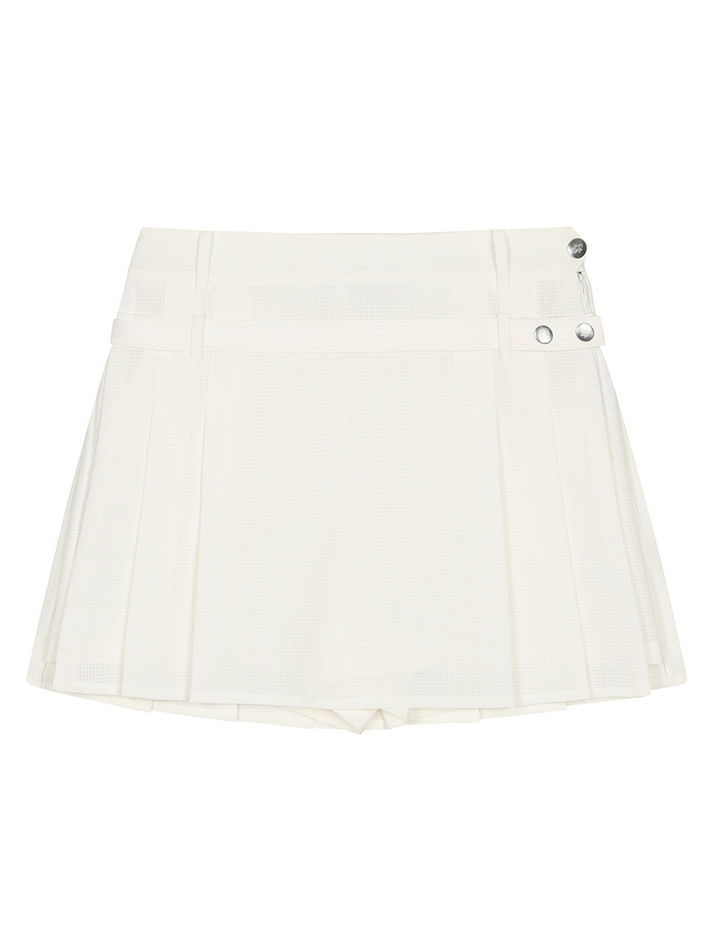 BB MESH VENTILATION WOMEN SKIRT_WHITE