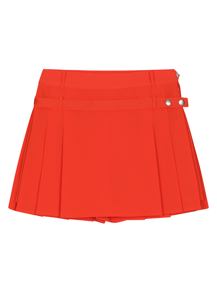 BB MESH VENTILATION WOMEN SKIRT_ORANGE