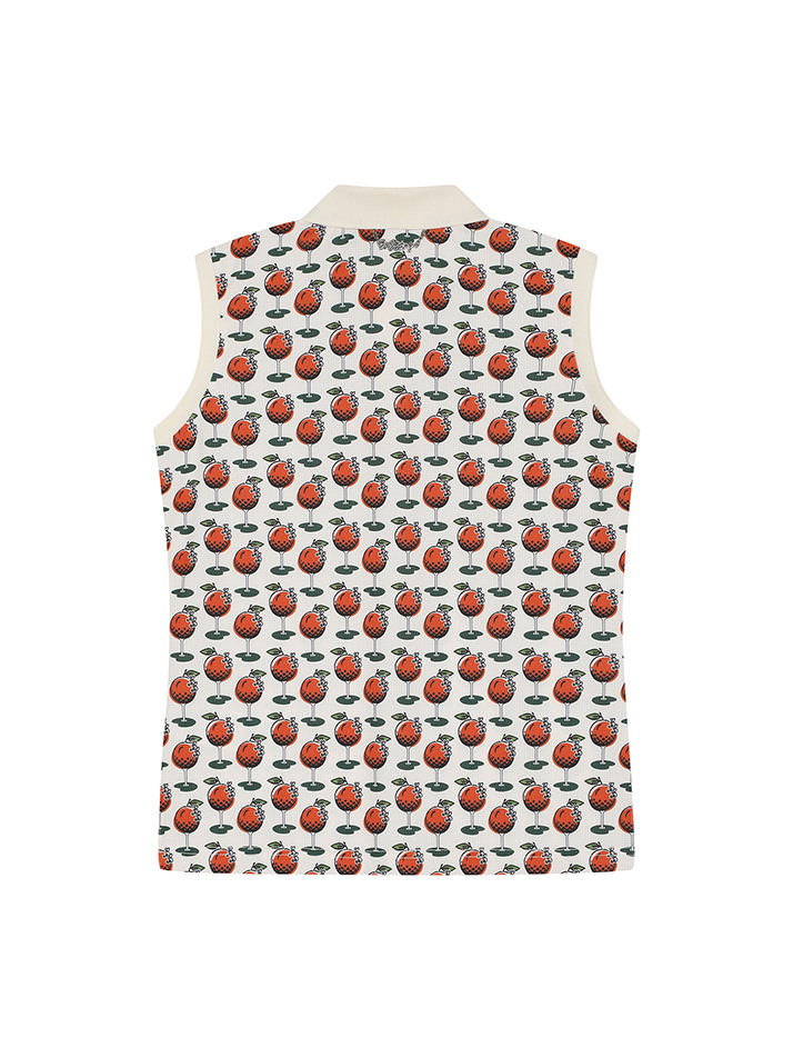 BB CAVANA ALL OVER PRINT WOMEN POLO T-SHIRTS_IVORY