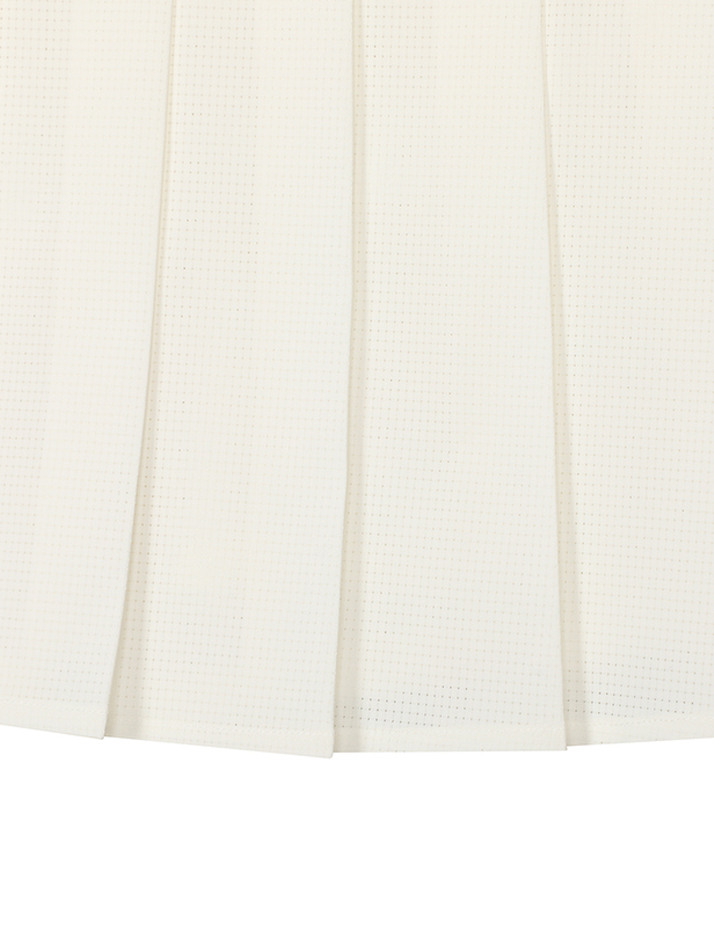BB MESH VENTILATION WOMEN SKIRT_WHITE