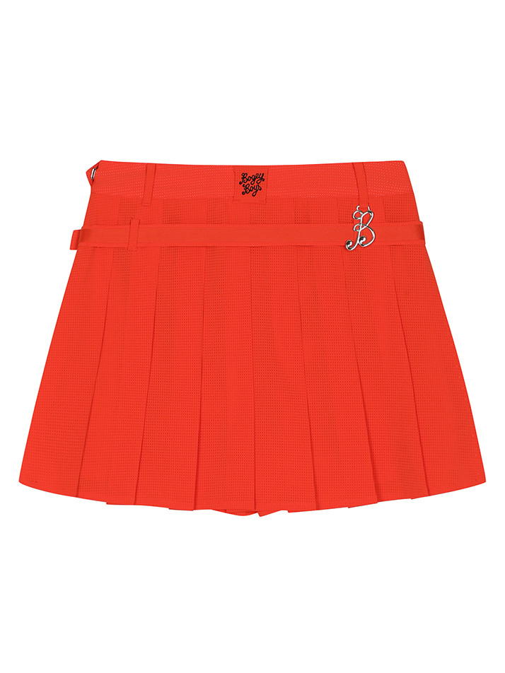 BB MESH VENTILATION WOMEN SKIRT_ORANGE
