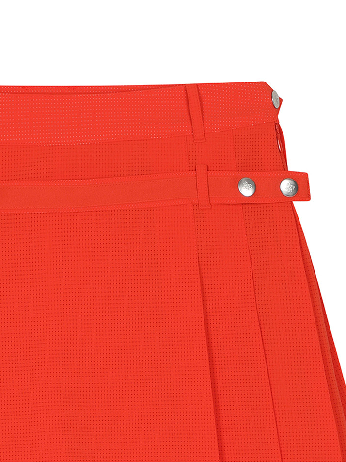 BB MESH VENTILATION WOMEN SKIRT_ORANGE