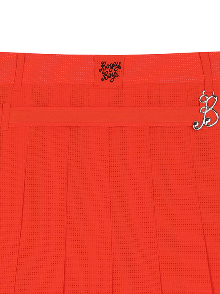 BB MESH VENTILATION WOMEN SKIRT_ORANGE
