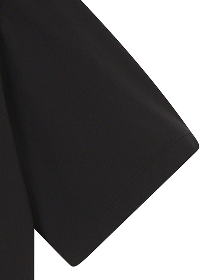 BB OVER FIT WOMEN OPEN SHIRTS JACKET_BLACK