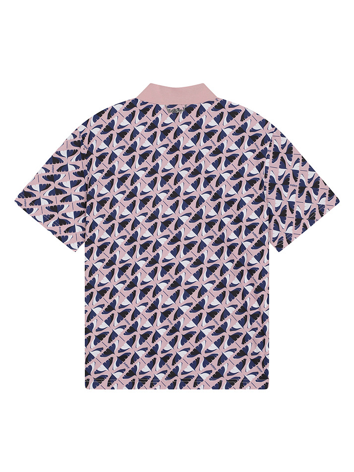 BB CAVANA ALL OVER PRINT MEN POLO T-SHIRTS_PINK