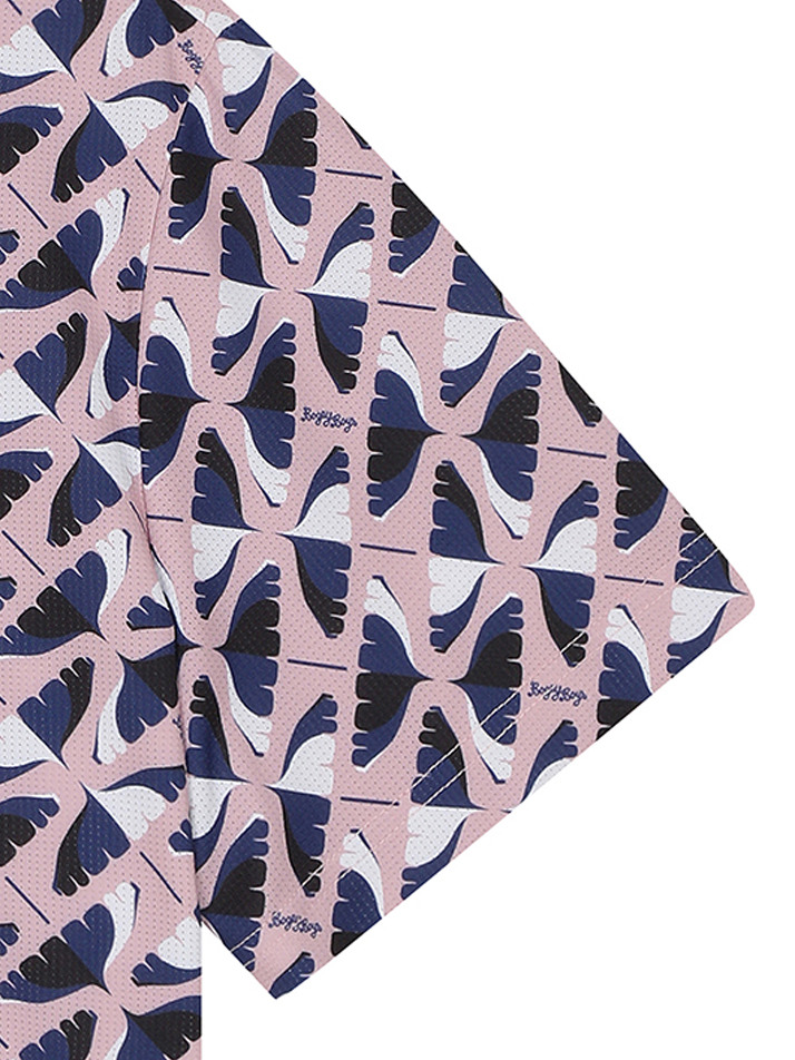 BB CAVANA ALL OVER PRINT MEN POLO T-SHIRTS_PINK