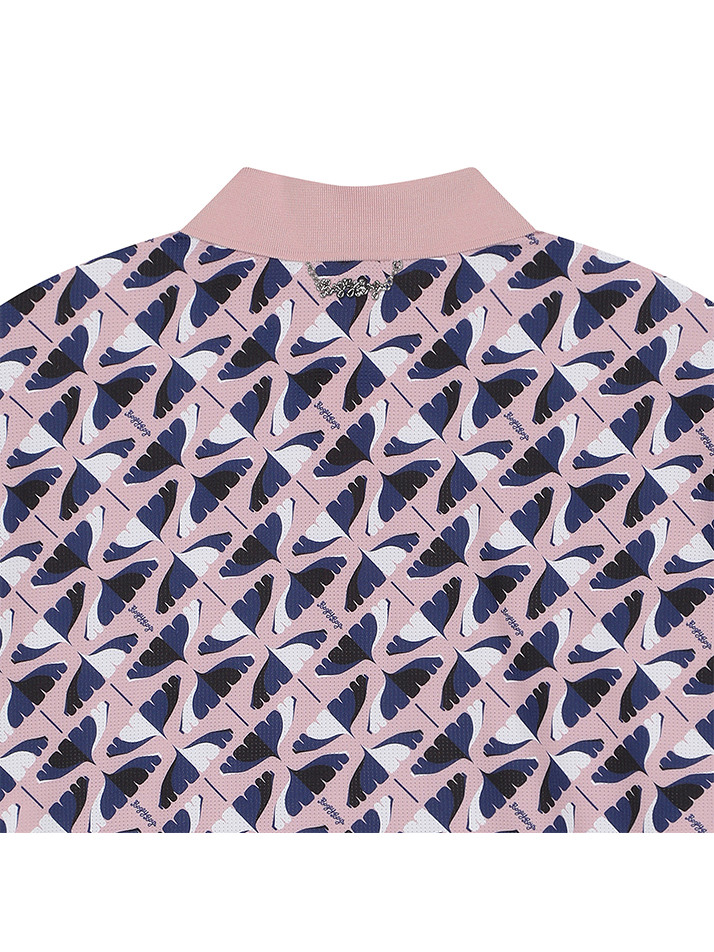 BB CAVANA ALL OVER PRINT MEN POLO T-SHIRTS_PINK