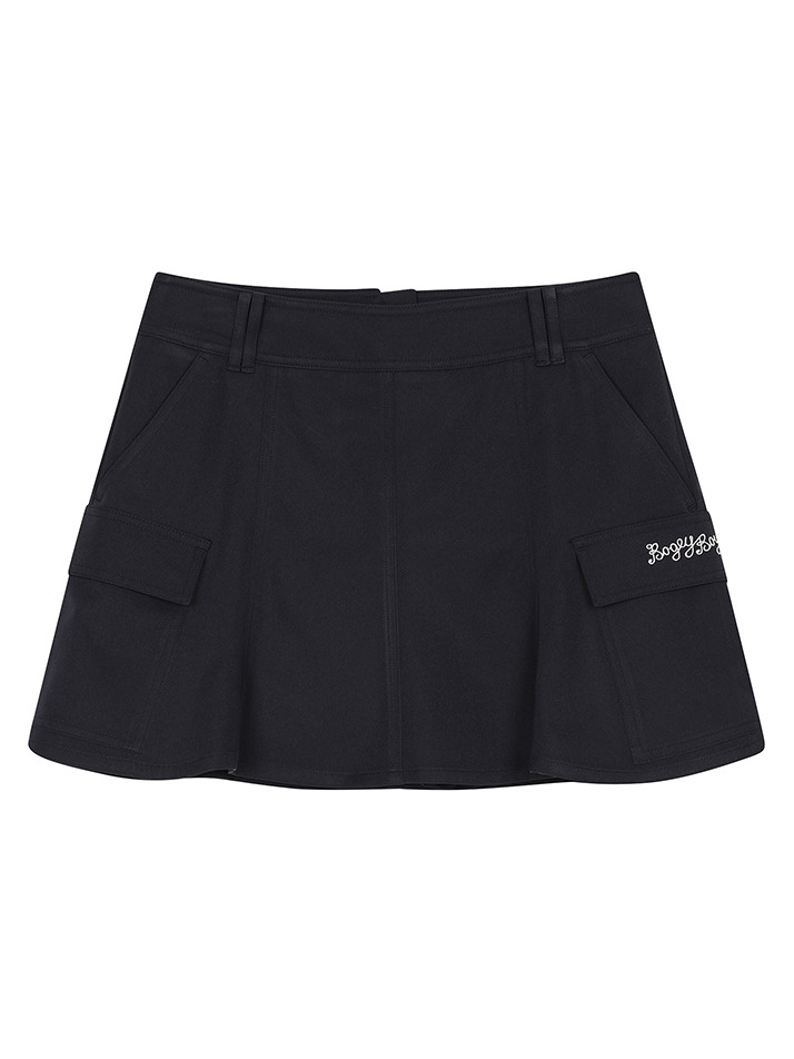 BB UTILITY POCKET WOMEN A-LINE SKIRT_NAVY