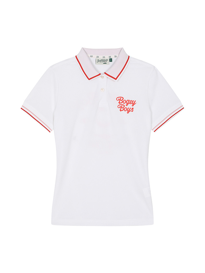 BB SUNNY SHORT WOMEN POLO T-SHIRTS_WHITE