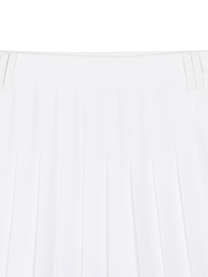 BB ACTIVE WOMEN PLEATS SKIRT_WHITE