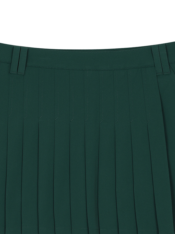 BB ACTIVE WOMEN PLEATS SKIRT_GREEN