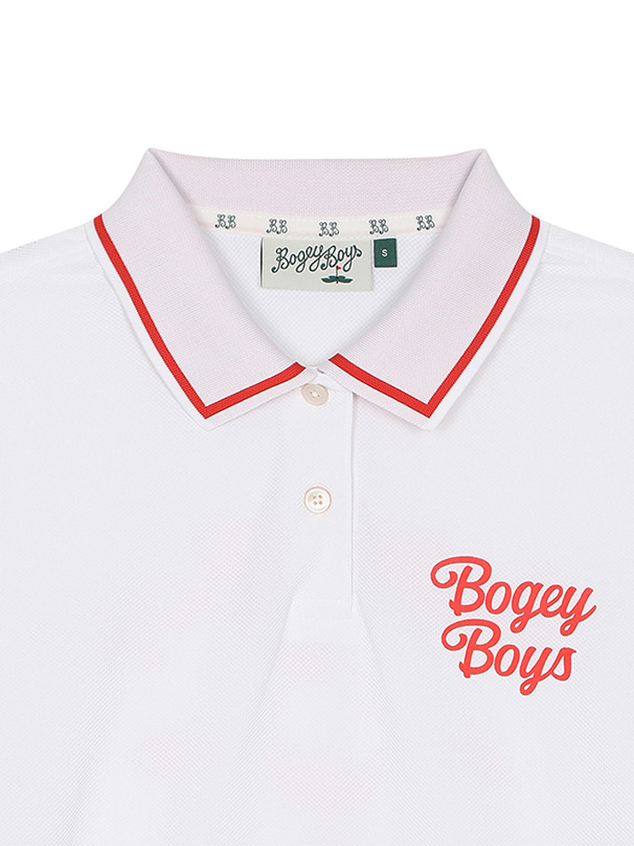 BB SUNNY SHORT WOMEN POLO T-SHIRTS_WHITE