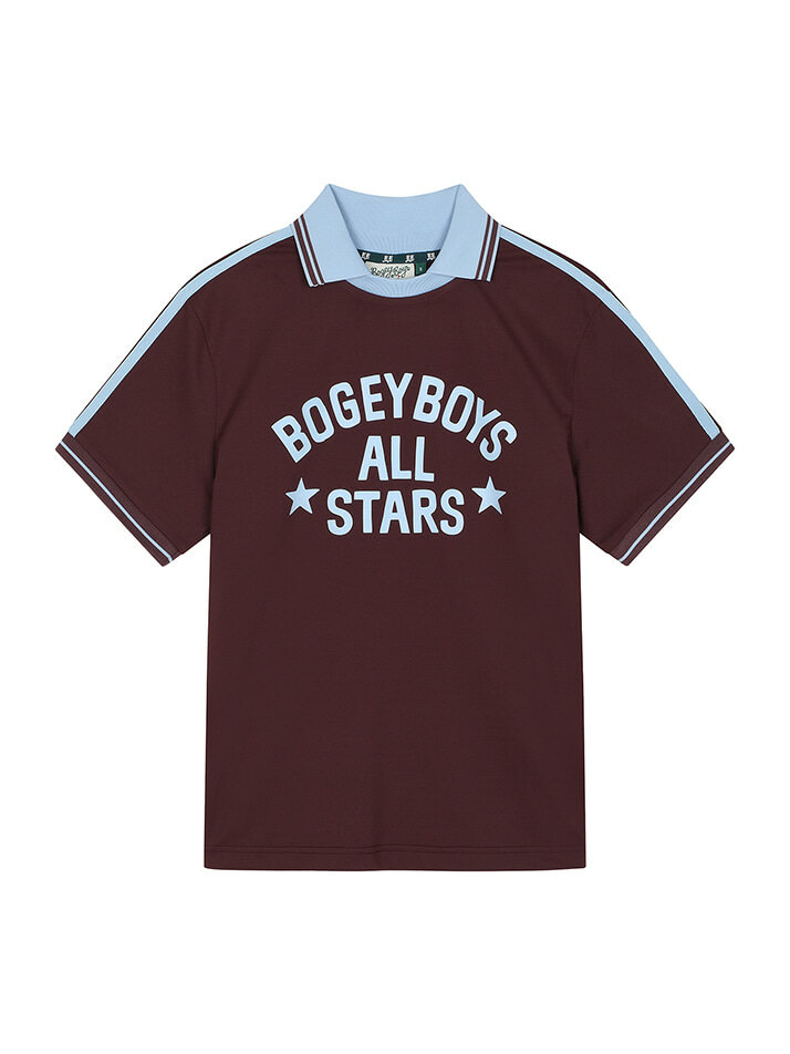 BB ACTIVE LINNING UNISEX POLO T-SHIRT_BROWN