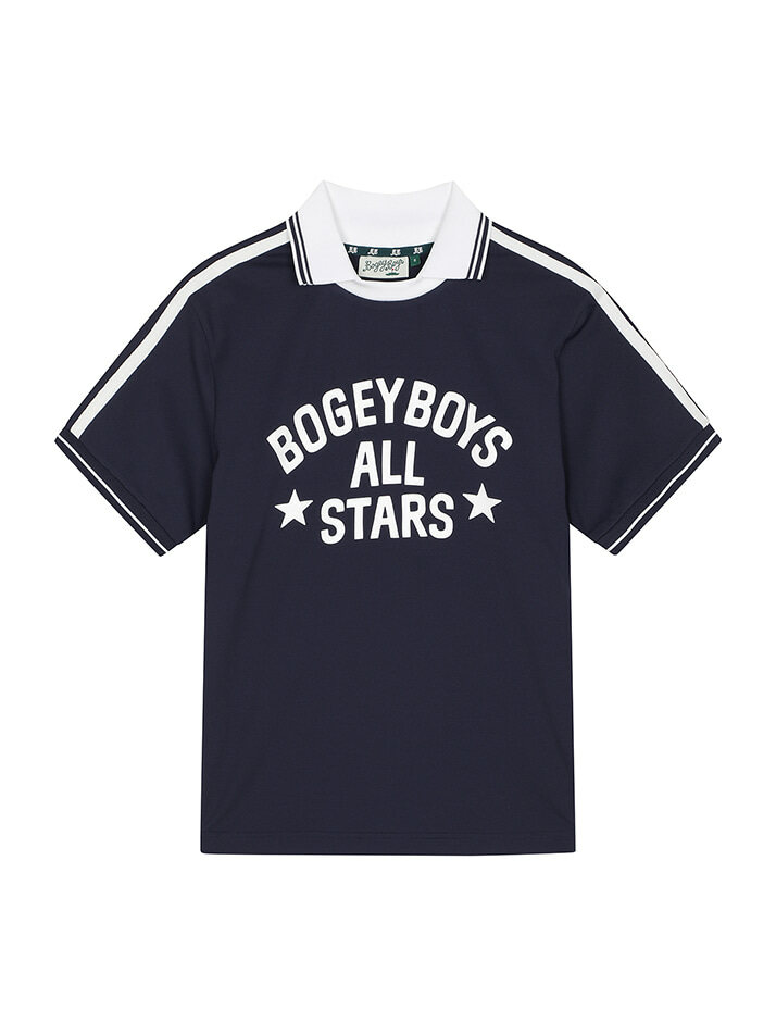 BB ACTIVE LINNING UNISEX POLO T-SHIRT_NAVY