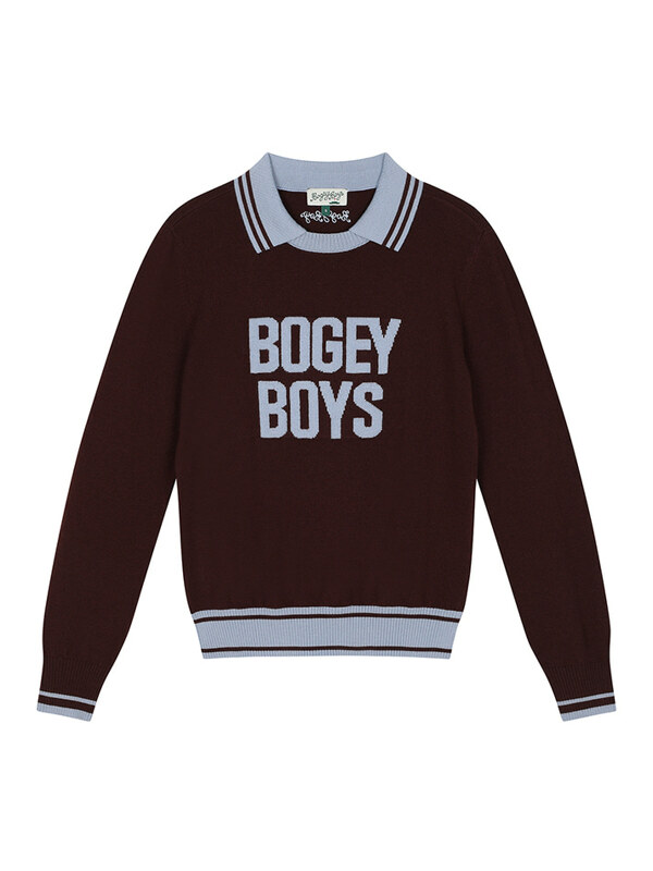 BB PREPPY UNISEX WOOL KNIT_BROWN