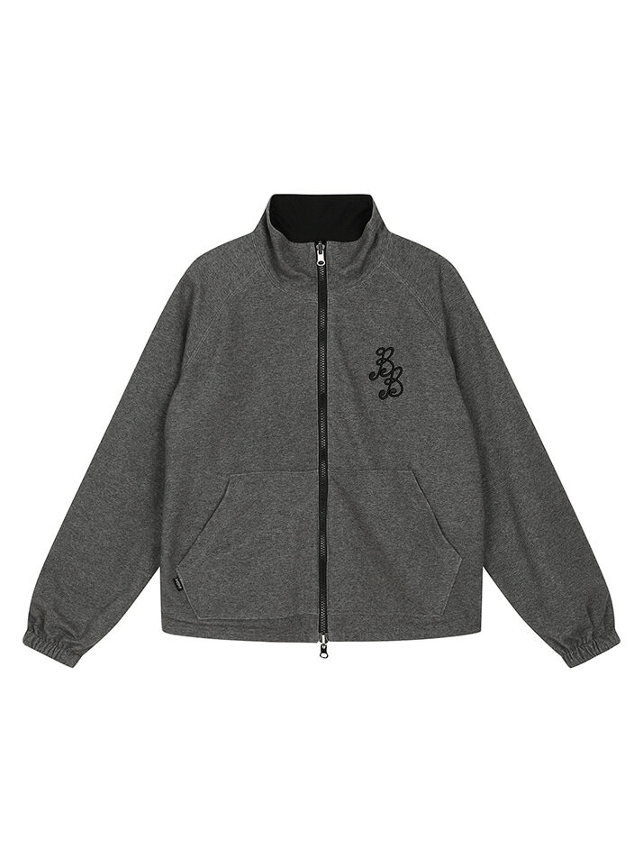 BB RAGLAN UNISEX REVERSIBLE JUMPER_GREY