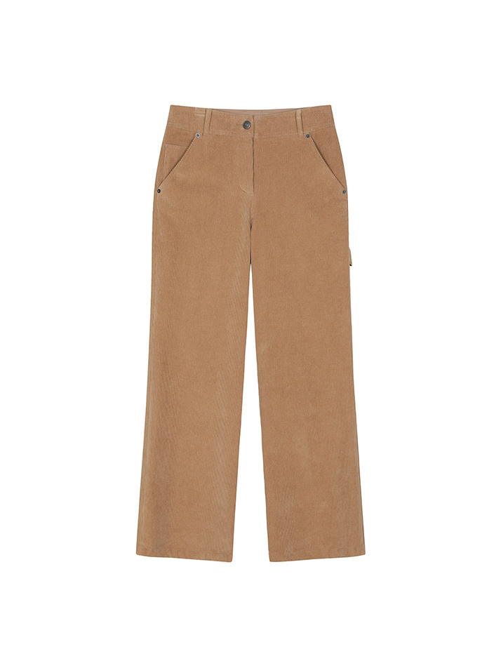 BB LEGACY FIT WOMEN CODUROY PANTS_BEIGE