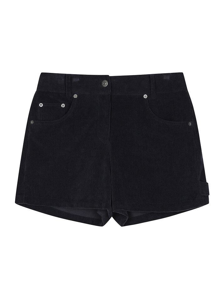 BB LEGACY FIT WOMEN CODUROY SHORTS_NAVY