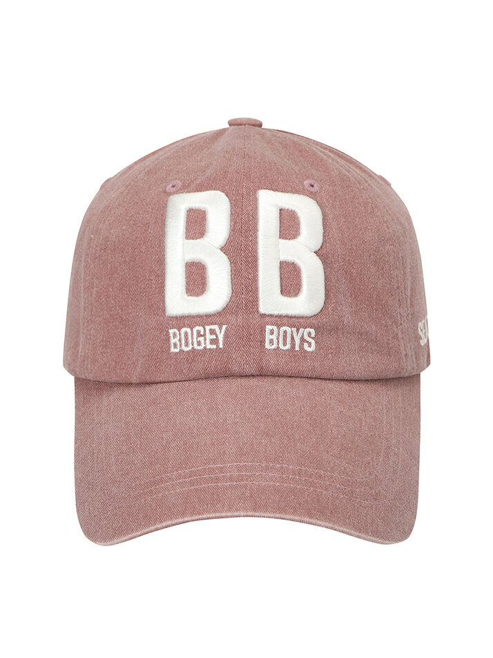 BB GARMENT WASHED UNISEX BALL CAP_PINK