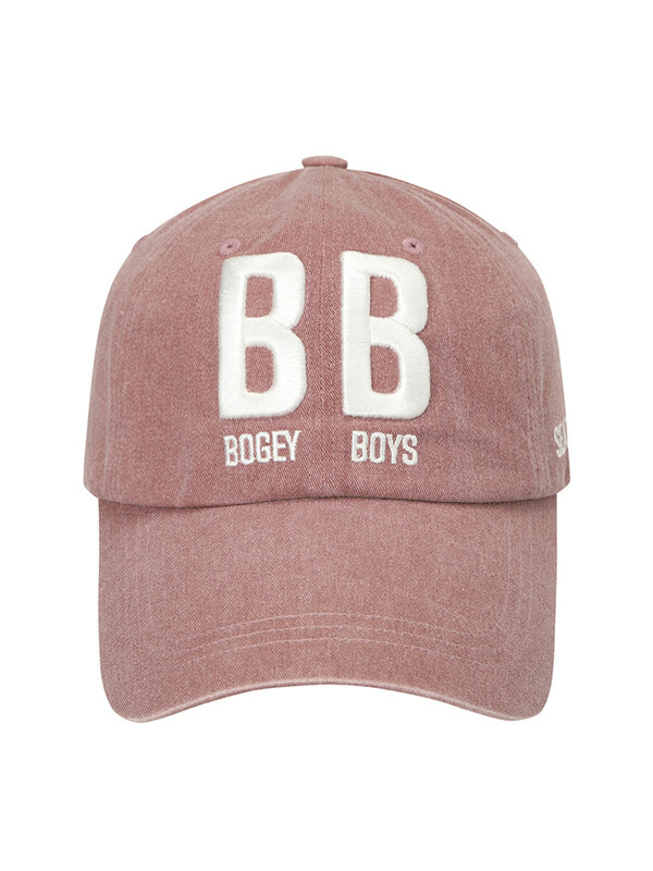 BB GARMENT WASHED UNISEX BALL CAP_PINK