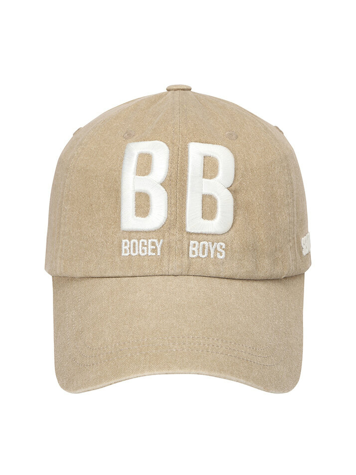 BB GARMENT WASHED UNISEX BALL CAP_BEIGE