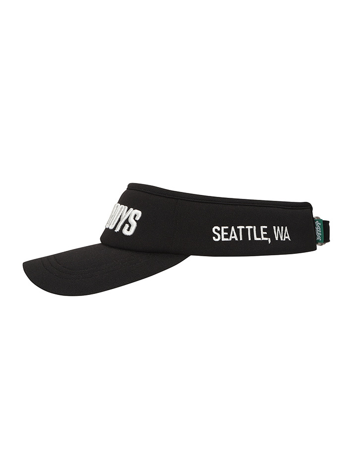 BB LEGACY FIT UNISEX VISOR_BLACK