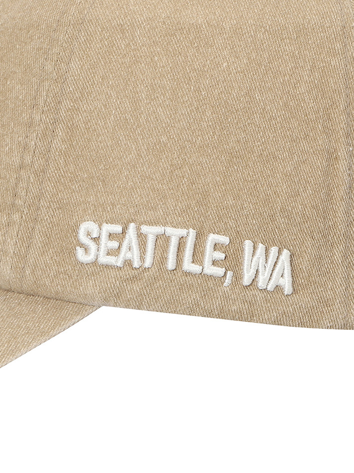 BB GARMENT WASHED UNISEX BALL CAP_BEIGE