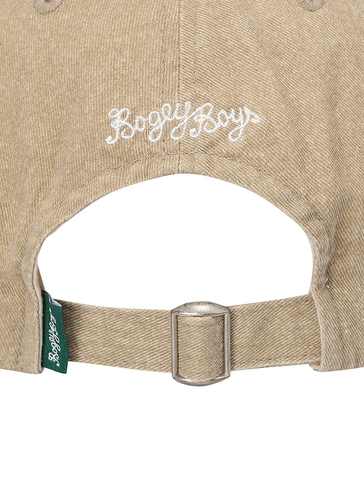 BB GARMENT WASHED UNISEX BALL CAP_BEIGE