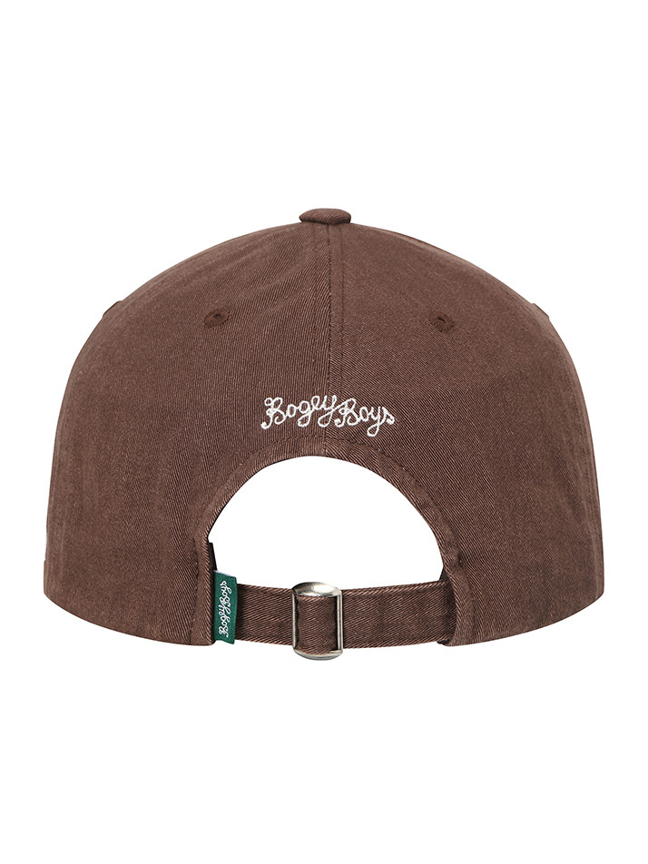 BB GARMENT WASHED UNISEX BALL CAP_BROWN