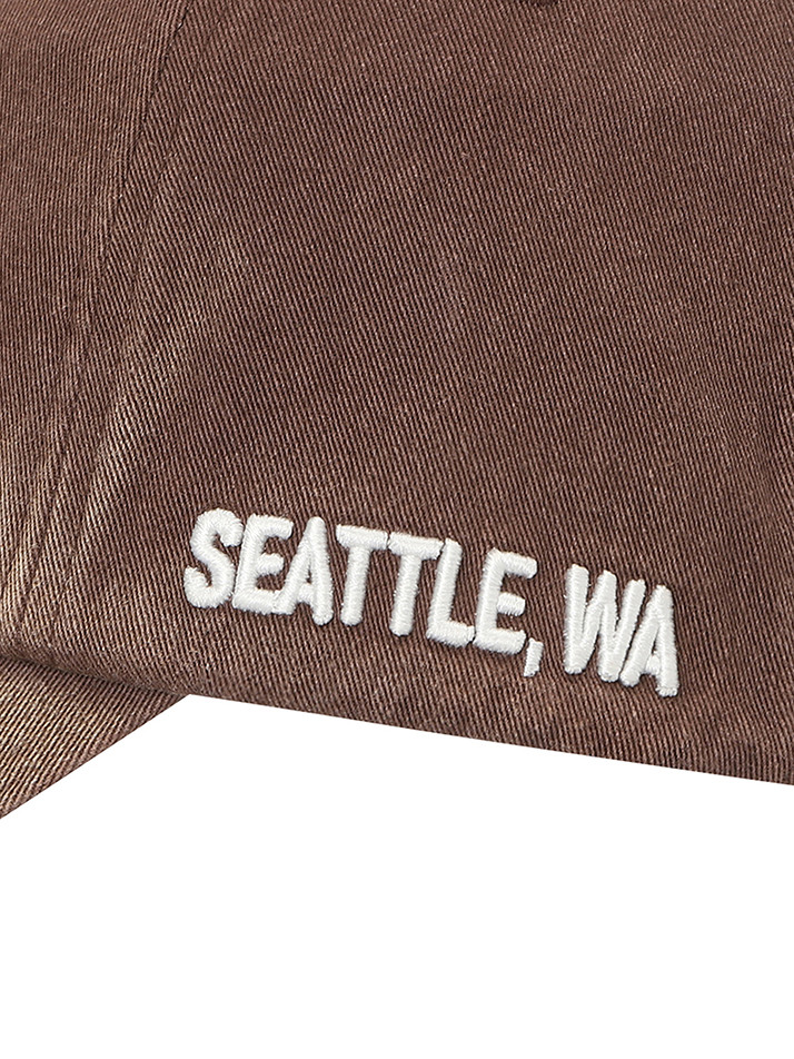 BB GARMENT WASHED UNISEX BALL CAP_BROWN