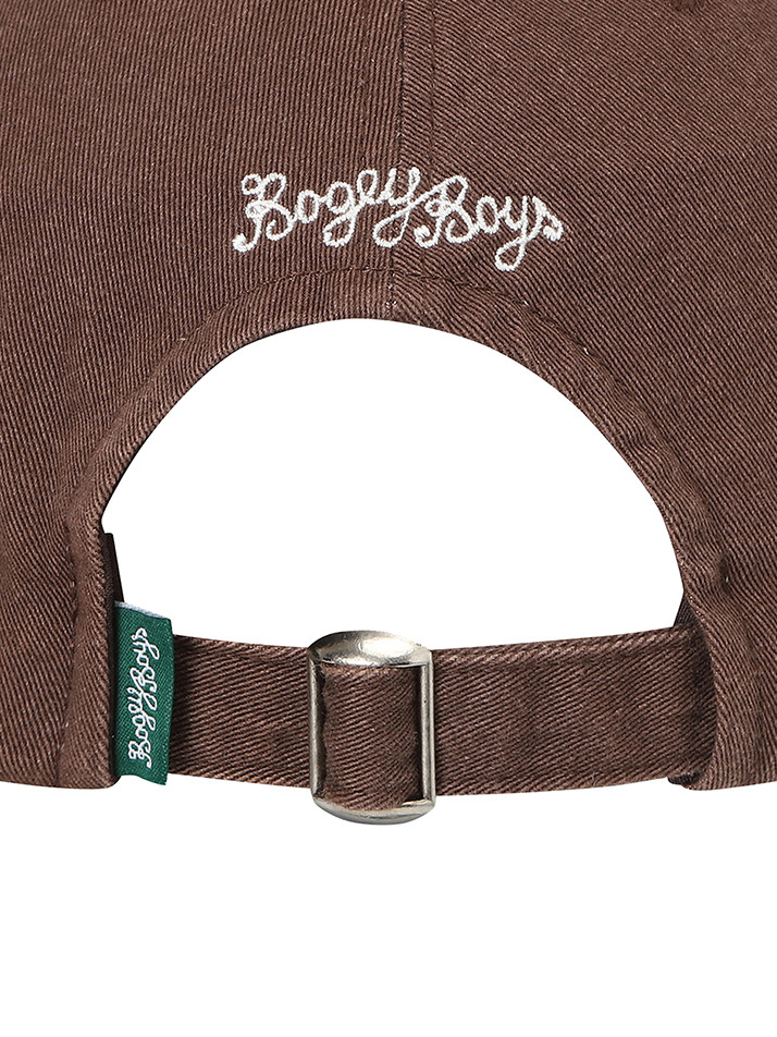 BB GARMENT WASHED UNISEX BALL CAP_BROWN