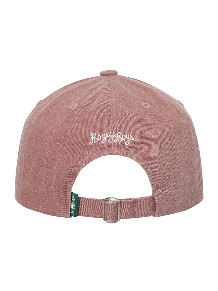 BB GARMENT WASHED UNISEX BALL CAP_PINK