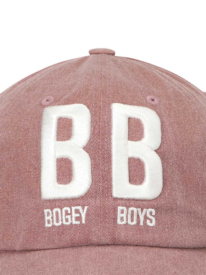 BB GARMENT WASHED UNISEX BALL CAP_PINK