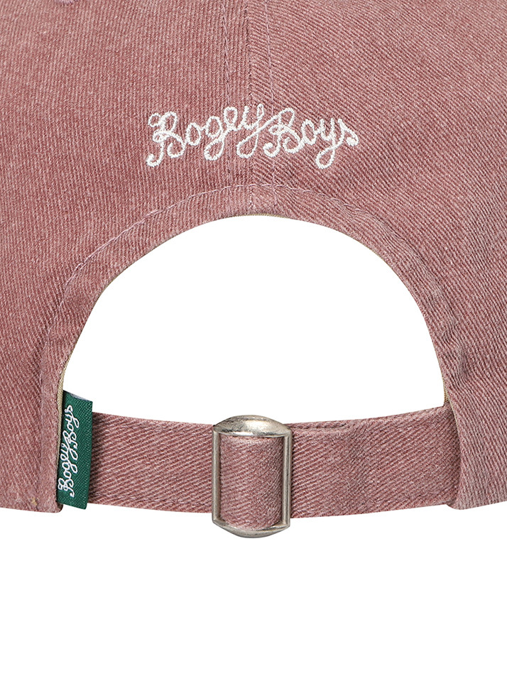BB GARMENT WASHED UNISEX BALL CAP_PINK
