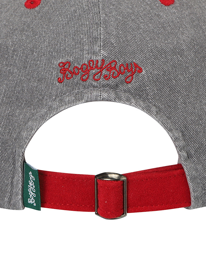 BB SUEDE BLOCKED UNISEX BALL CAP_GREY