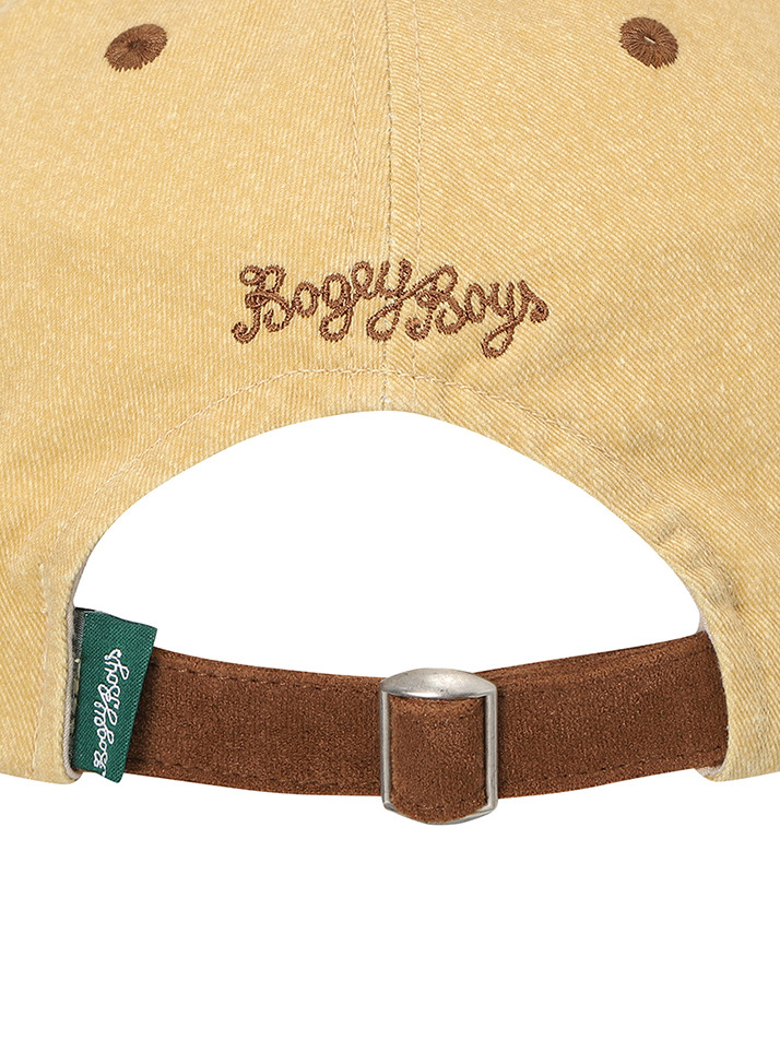 BB SUEDE BLOCKED UNISEX BALL CAP_YELLOW