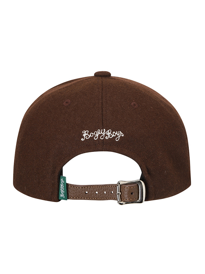 BB HERITAGE UNISEX WOOL CAP_BROWN