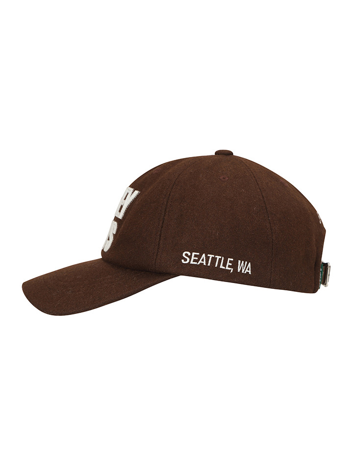 BB HERITAGE UNISEX WOOL CAP_BROWN