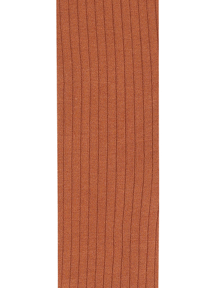 BB HERITAGE WOMEN LONG KNEE SOCKS_BROWN