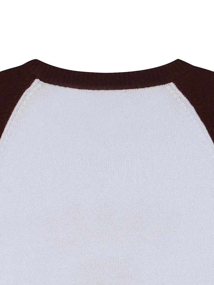 BB RAGLAN WOMEN CASHMERE KNIT_BLUE