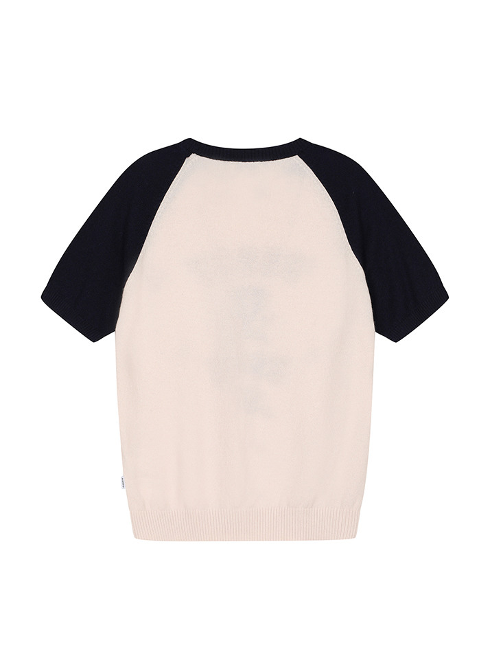 BB RAGLAN WOMEN CASHMERE KNIT_IVORY