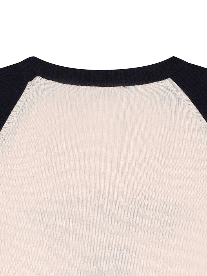 BB RAGLAN WOMEN CASHMERE KNIT_IVORY